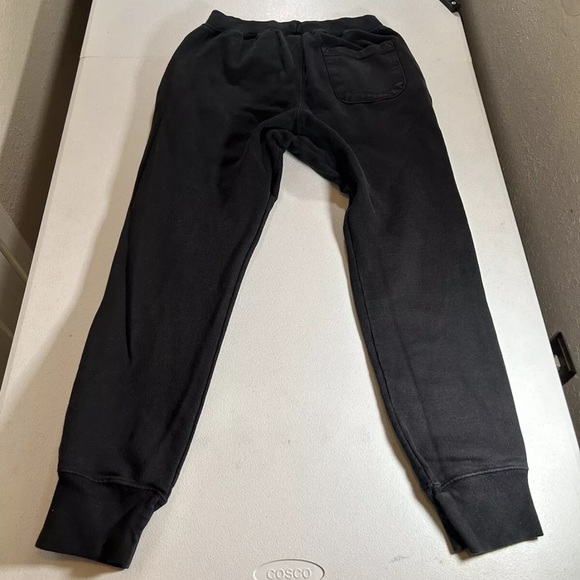 Mens Champion Tech Fleece Black Joggers Sweatpants Medium - Picture 9 of 9